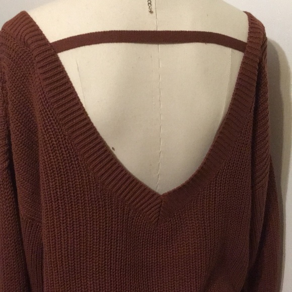 F21 Oversized knit sweater - Picture 3 of 4